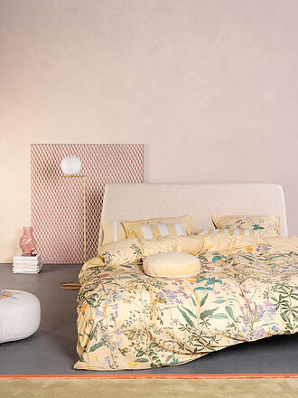 ESSENZA | Satin Bettwäsche AUGUSTINA 70x90/140x200cm Yellow Straw