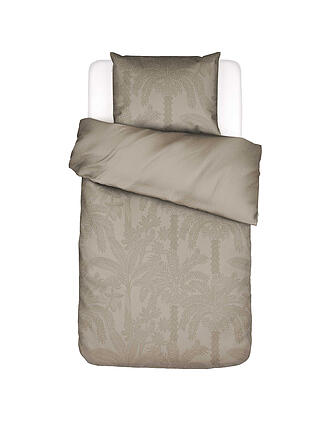 ESSENZA | Satin Bettwäsche PALMA 70x90/140x200cm Taupe