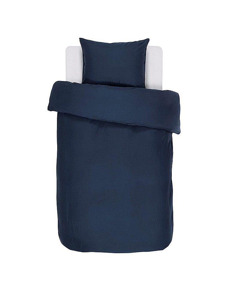ESSENZA Satin-Bettwäsche 70x90cm/140x200cm blau
