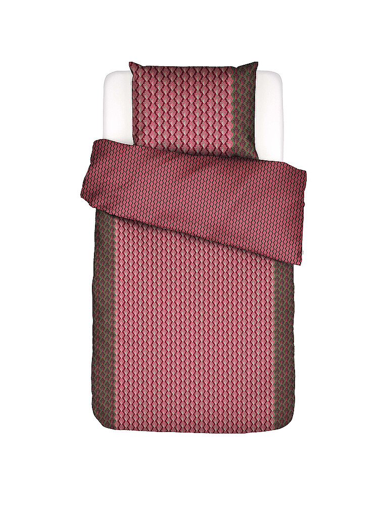 ESSENZA Satin Bettwäsche 70x90cm/140x200cm TESSE Cherry Red rot – ESSENZA