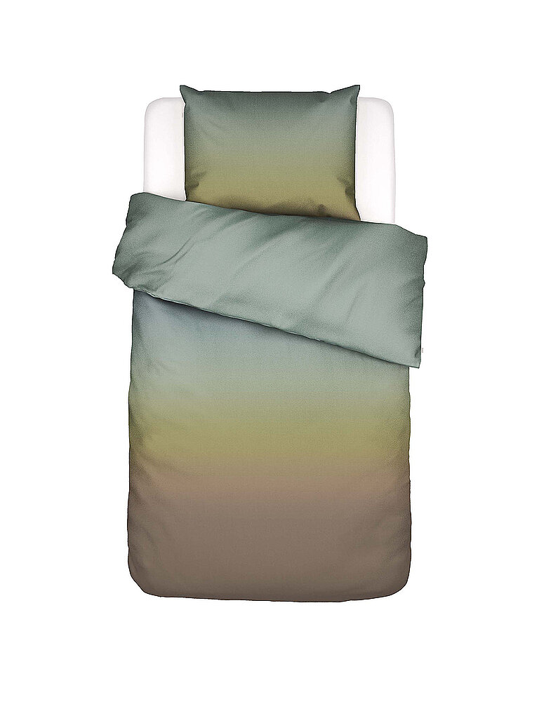 ESSENZA Satin Bettwäsche LUNARE 70x90cm/140x200cm Dusty Teal mint