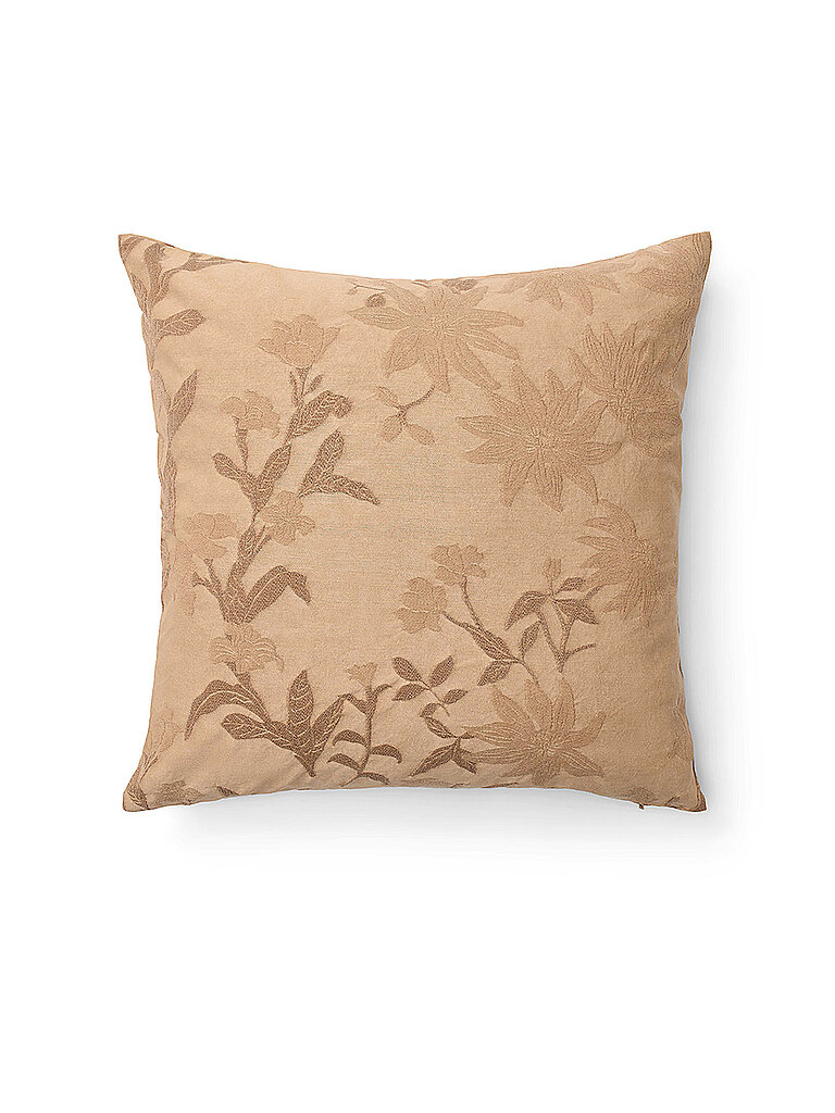 ESSENZA Kissen gefüllt CLAUDINE 50x50cm Golden Sand hellbraun