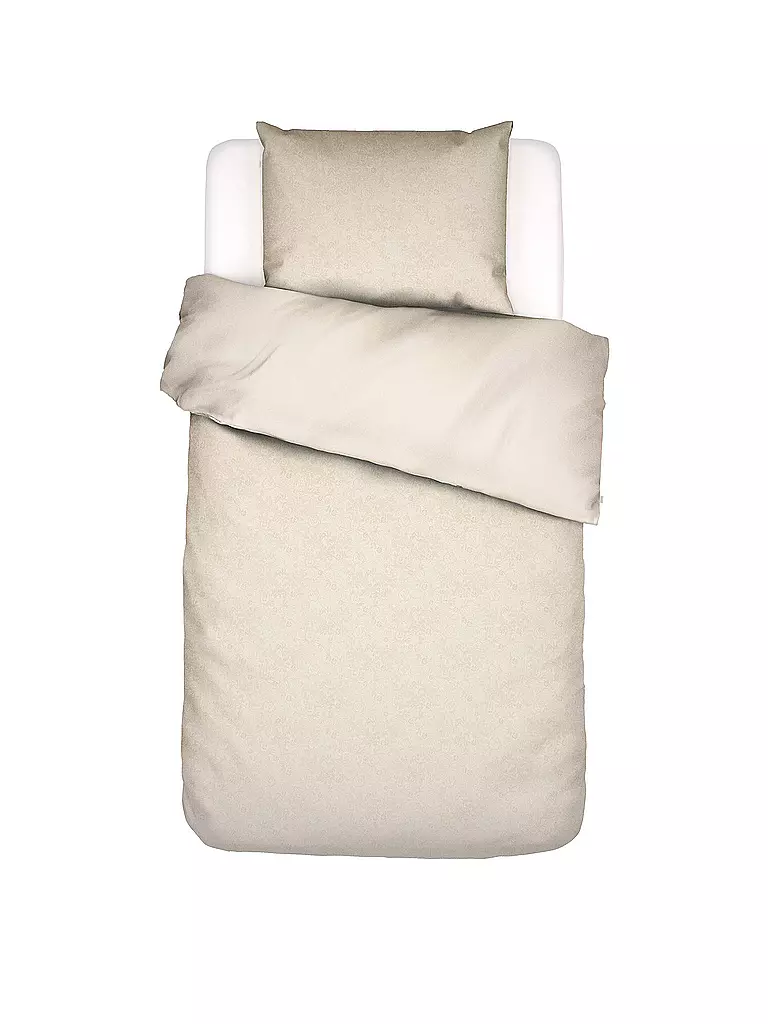 ESSENZA | Bambus Bettwäsche FELIPA 70x90cm / 140x200cm Oyster / Creme | creme