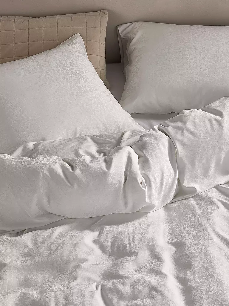 ESSENZA | Bambus Bettwäsche FELIPA 70x90cm / 140x200cm Oyster / Creme | creme