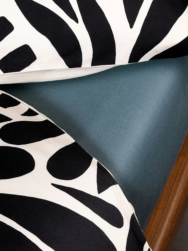 ESSENZA | Satin Bettwäsche 2x  70x90cm / 140x200cm ALLORI Anthracite | grau