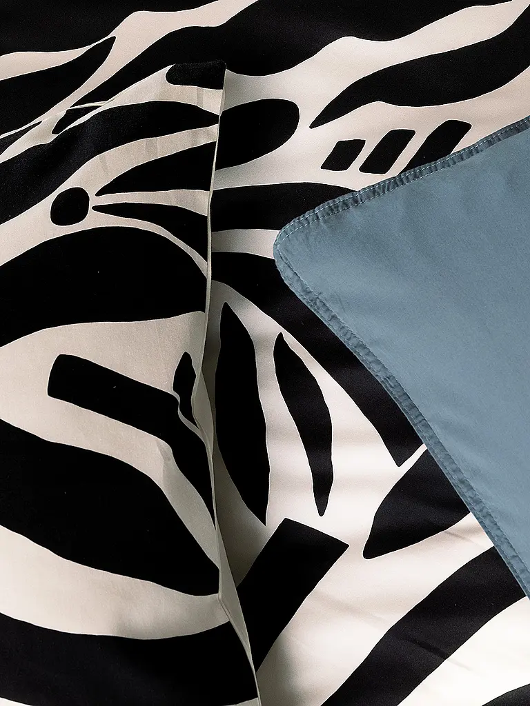 ESSENZA | Satin Bettwäsche 70x90cm / 140x200cm ALLORI Anthracite | grau