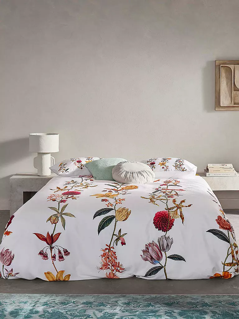 ESSENZA | Satin Bettwäsche 70x90cm / 140x200cm Feda Pure White | weiss
