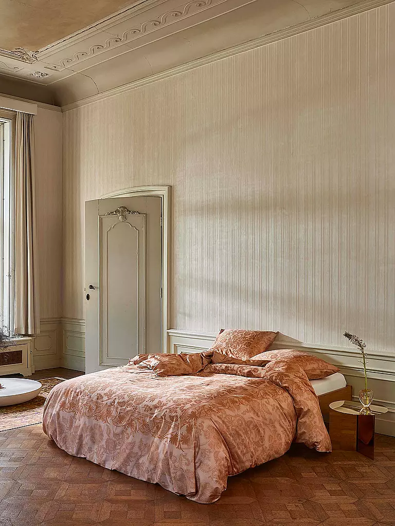 ESSENZA | Satin Bettwäsche 70x90cm / 140x200cm Maere Pink Sand | koralle