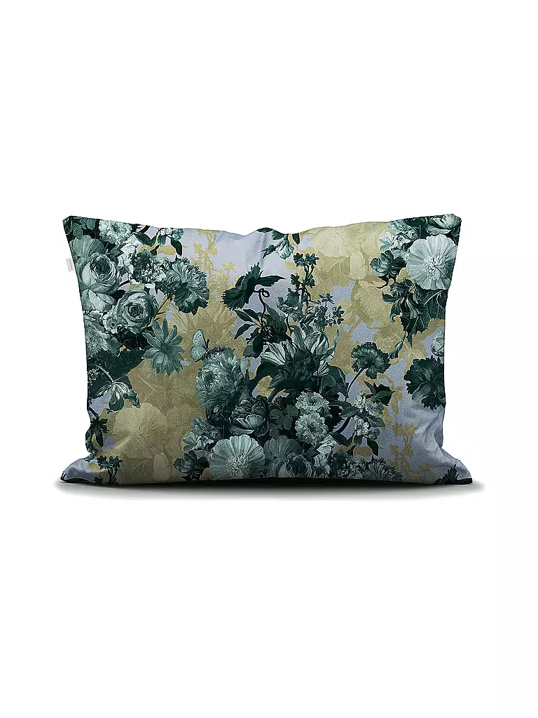 ESSENZA | Satin Bettwäsche 70x90cm/140x200cm LEILA Chambray Blue | dunkelblau