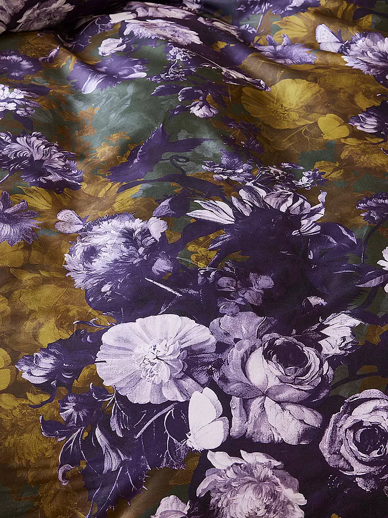 ESSENZA | Satin Bettwäsche 70x90cm/140x200cm LEILA Forest Green | dunkelgrün