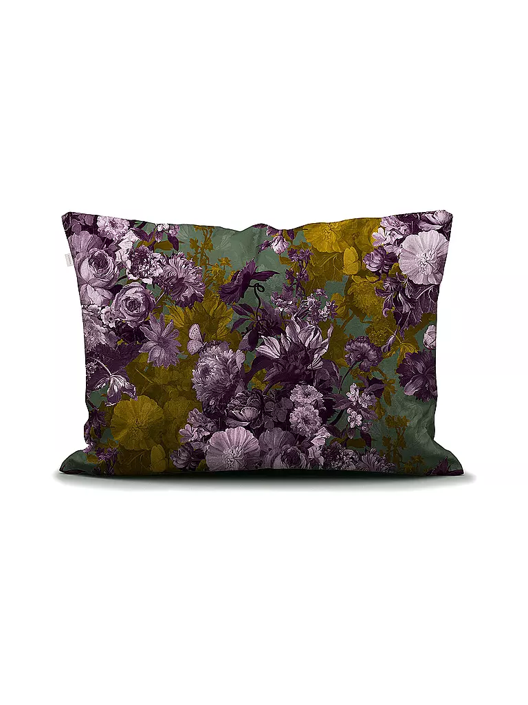 ESSENZA | Satin Bettwäsche 70x90cm/140x200cm LEILA Forest Green | dunkelgrün