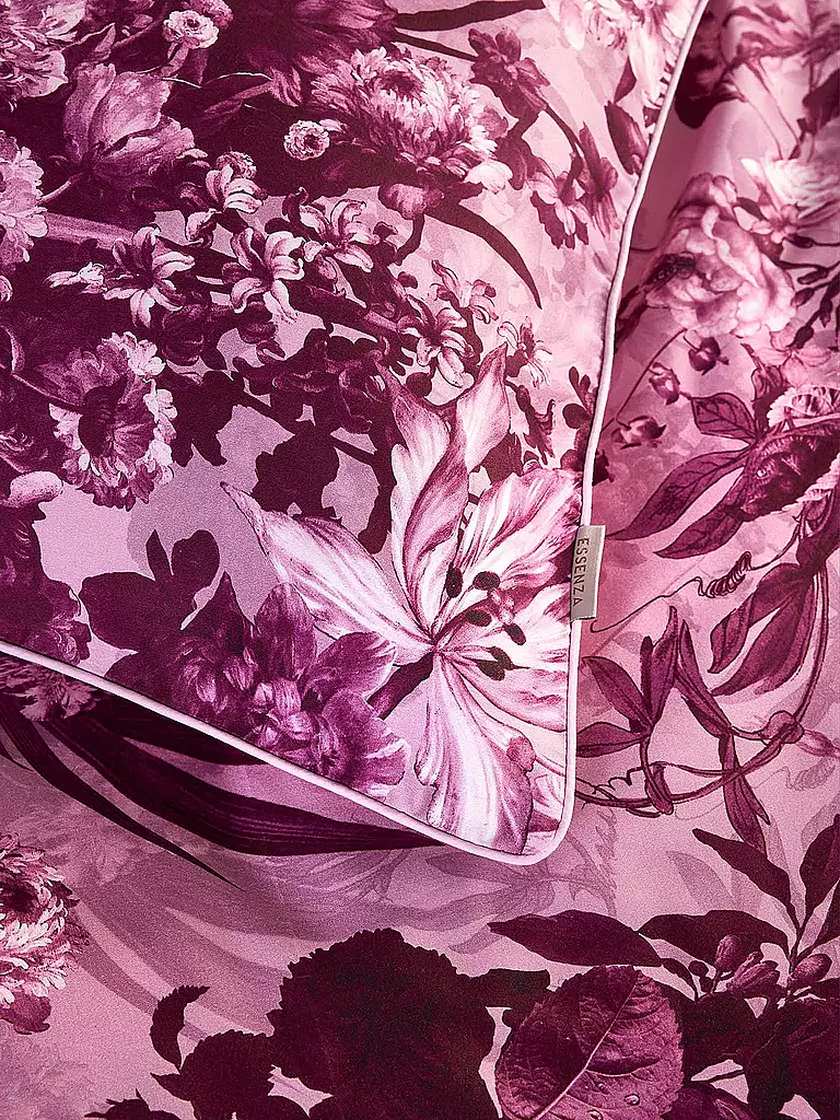 ESSENZA | Satin Bettwäsche ANNABELLA 70x90cm/140x200cm Spot on Pink | beere