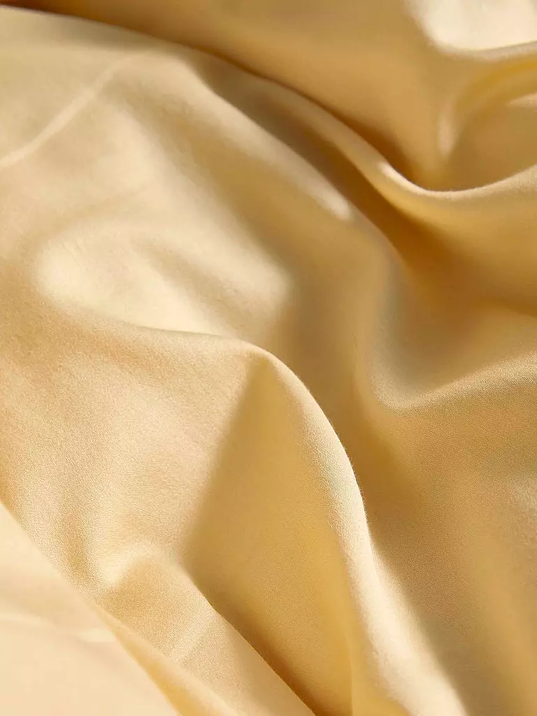 ESSENZA | Satin Bettwäsche MINTE 70x90cm / 140x200cm Yellow Straw | gelb