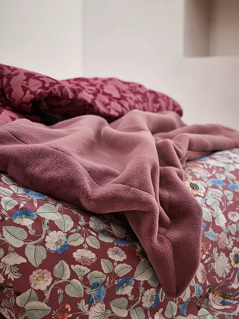 ESSENZA | Satin-Bettwäsche ALESTE 70x90cm/140x200cm Mauve | lila