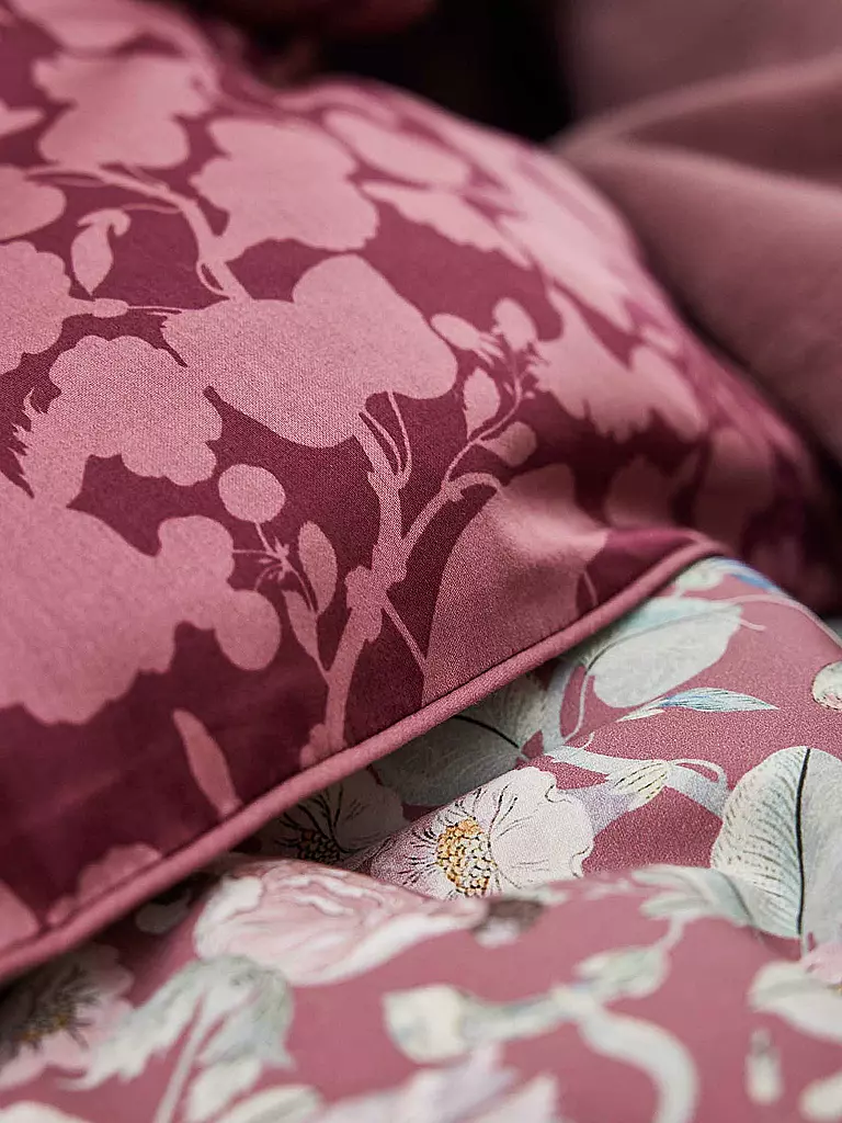 ESSENZA | Satin-Bettwäsche ALESTE 70x90cm/140x200cm Mauve | lila