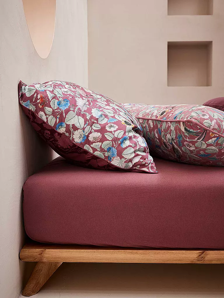 ESSENZA | Satin-Bettwäsche ALESTE 70x90cm/140x200cm Mauve | lila