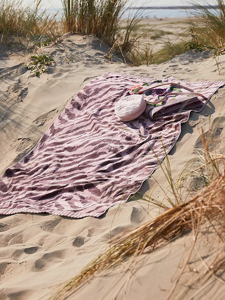 ESSENZA | Strandtuch Belen 100x180cm Woodrose | rosa