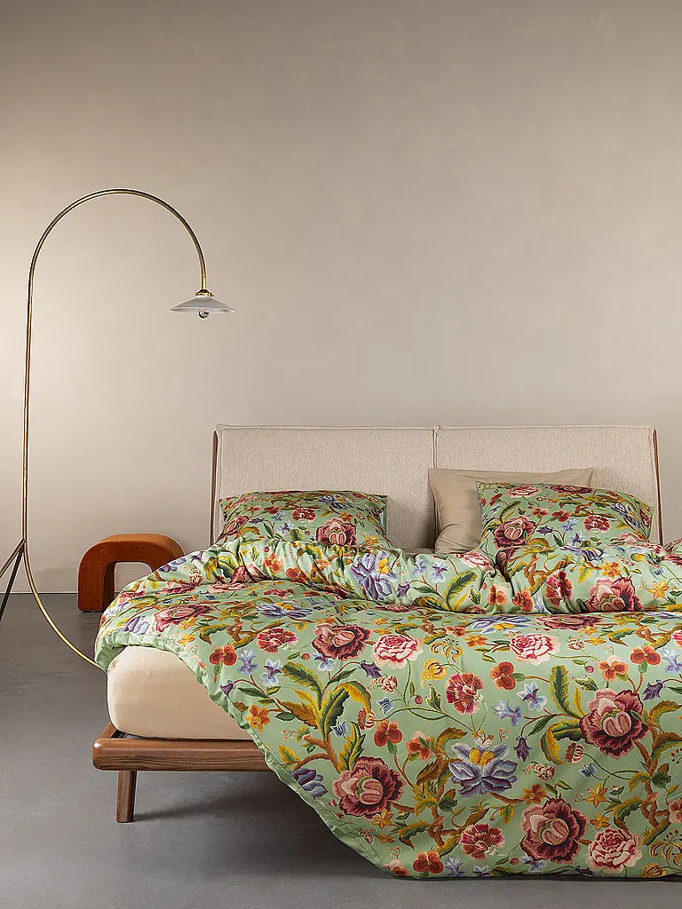 ESSENZA | Twill Bettwäsche 70x90cm / 140x200cm ROSANELLA Basil Green | hellgrün