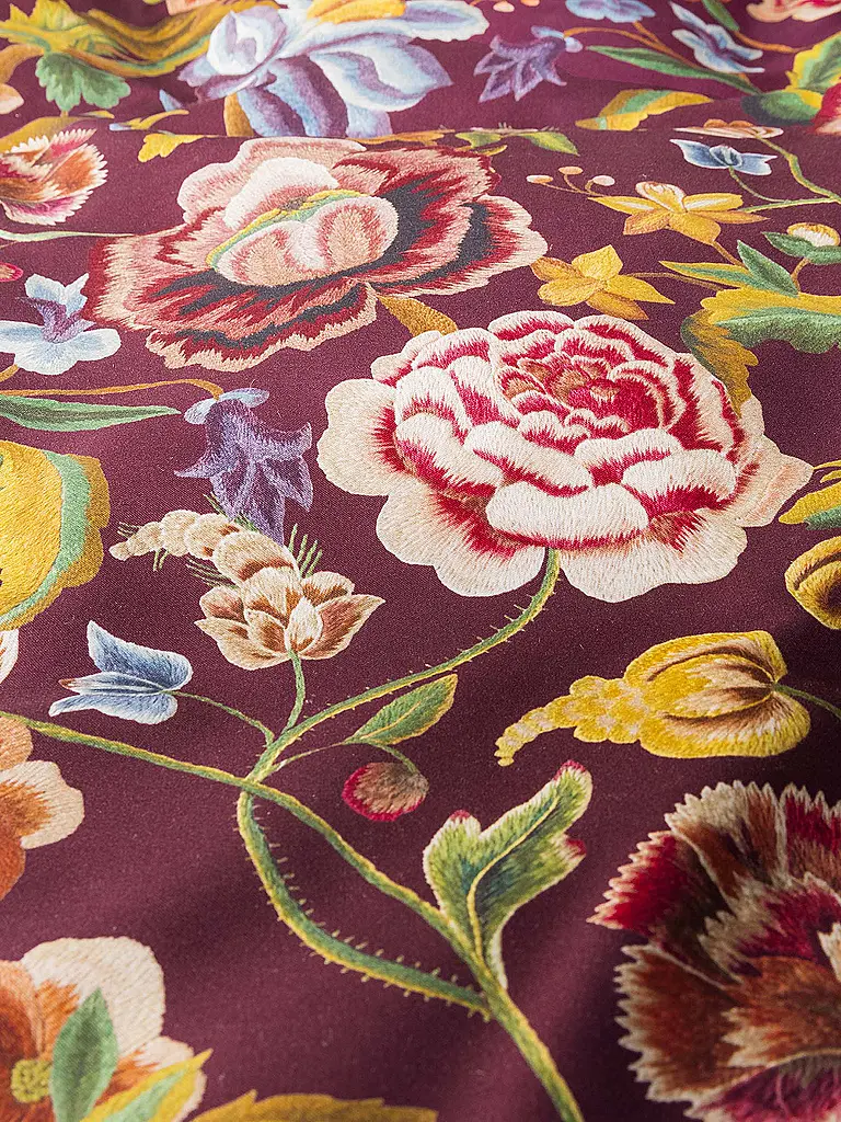 ESSENZA | Twill Bettwäsche 70x90cm / 140x200cm ROSANELLA Mauve / Wine | 