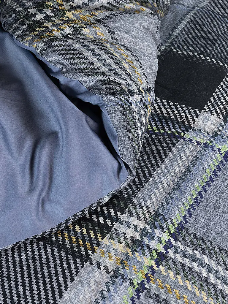 ESSENZA | Twill Bettwäsche 70x90cm / 140x220cm MEAU Global Grey | grau