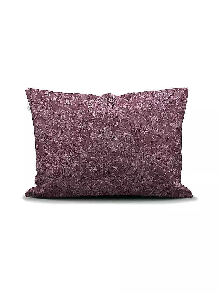 ESSENZA | Twill Bettwäsche CAMILLE 70x90cm / 140x200cm Plum Wine | beere