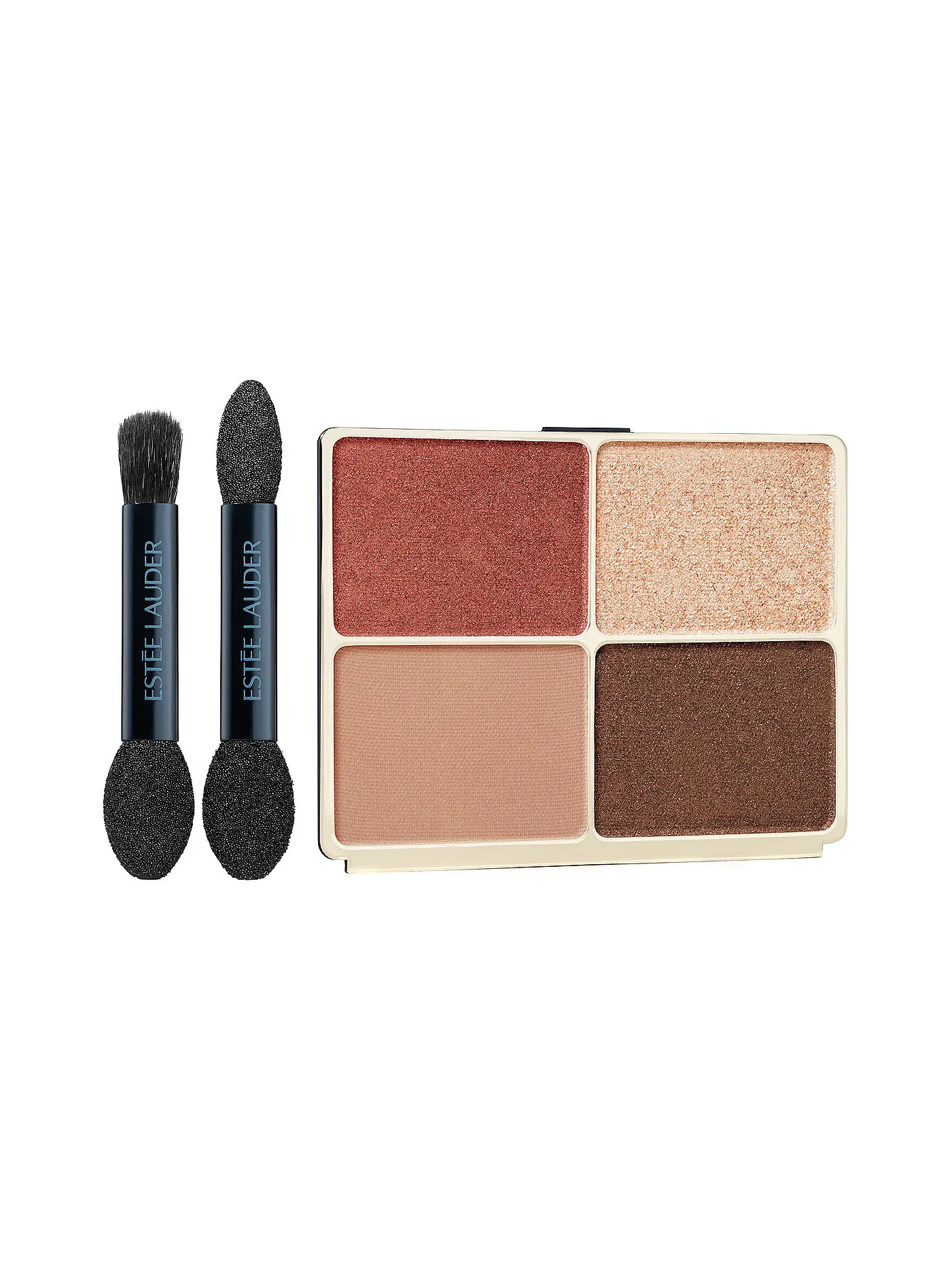ESTÉE LAUDER | Lidschatten - Pure Color Envy Luxe Eyeshadow Quad Refill ( 01 Rebel Petals )  | kupfer