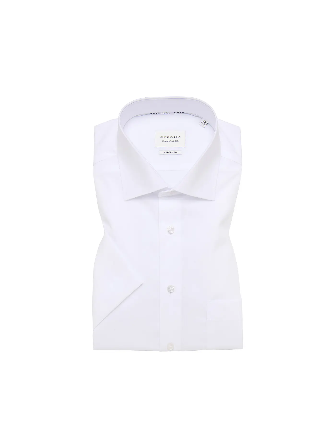 ETERNA | Hemd Modern Fit | weiss