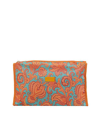 ETRO | Kosmetiktasche (53 Türkis / Camel)