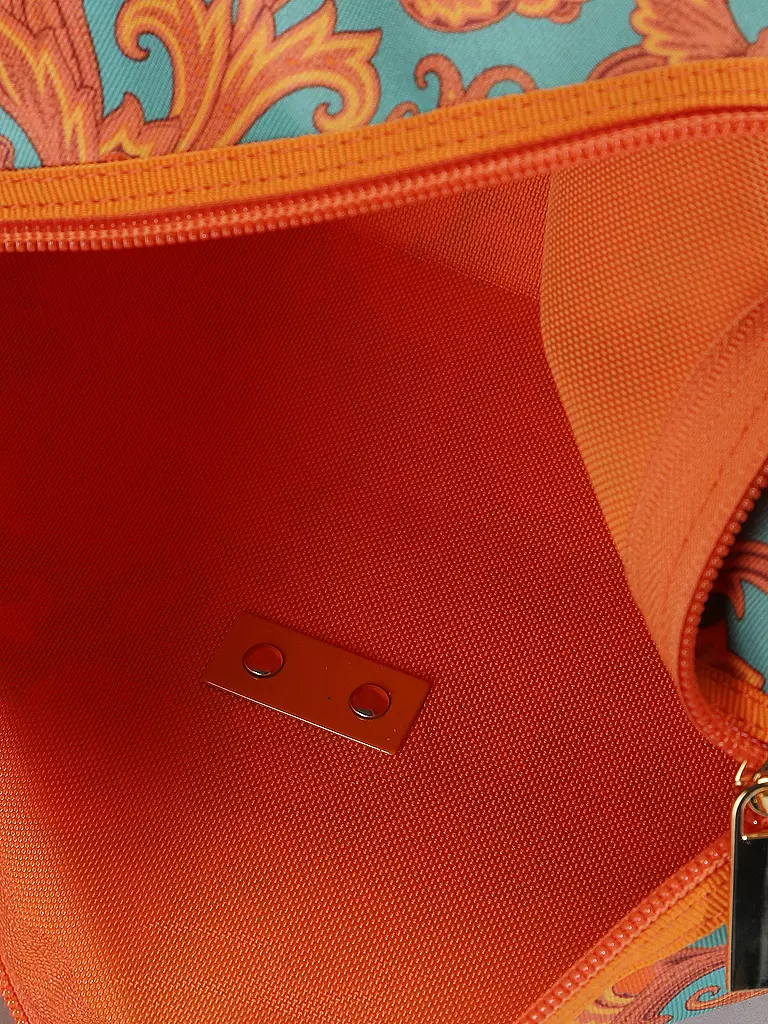 ETRO | Kosmetiktasche (53 Türkis / Camel) | türkis