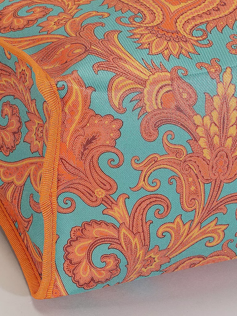 ETRO | Kosmetiktasche (53 Türkis / Camel) | türkis