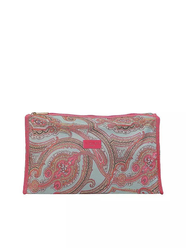 ETRO | Kosmetiktasche (54 Türkis / Rot) | türkis