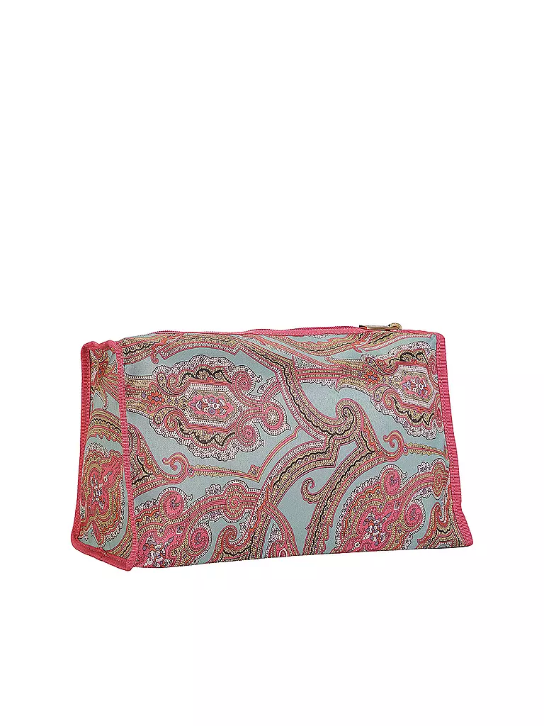 ETRO | Kosmetiktasche (54 Türkis / Rot) | türkis
