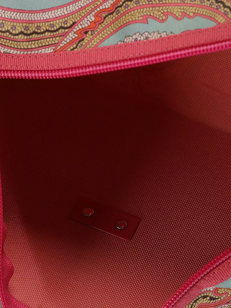 ETRO | Kosmetiktasche (54 Türkis / Rot) | türkis