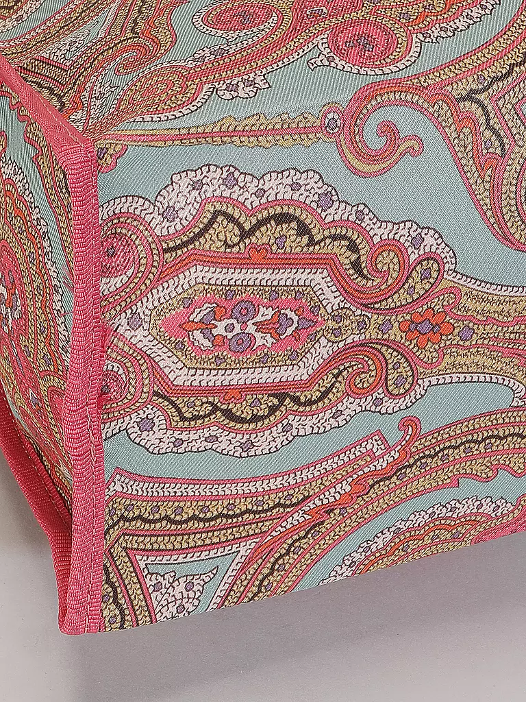 ETRO | Kosmetiktasche (54 Türkis / Rot) | türkis