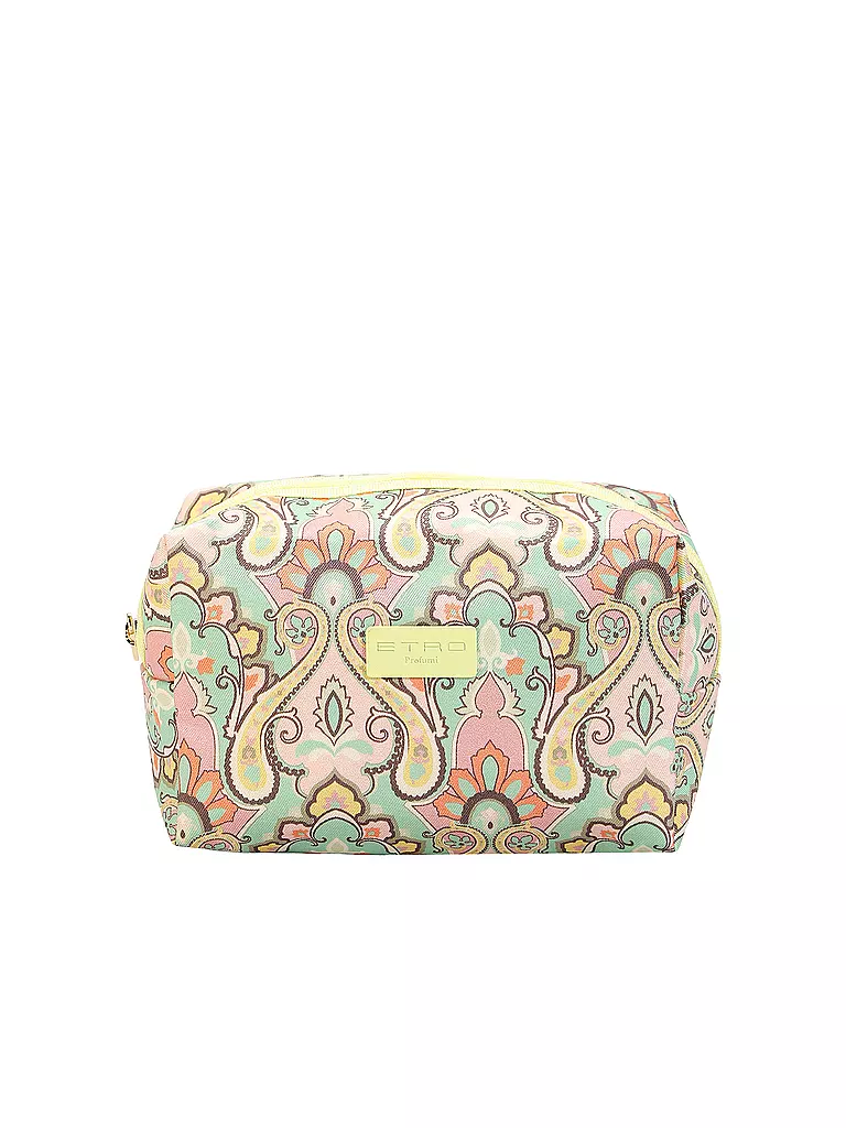 ETRO | Kosmetiktasche - Beauty Case (32 Gruen / Gelb) | grün