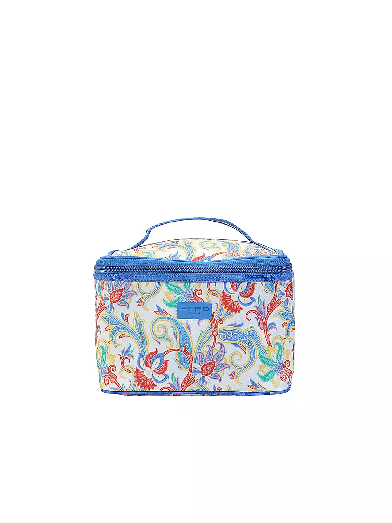 ETRO | Kosmetiktasche - Beauty Case (33 Creme / Blau) | creme