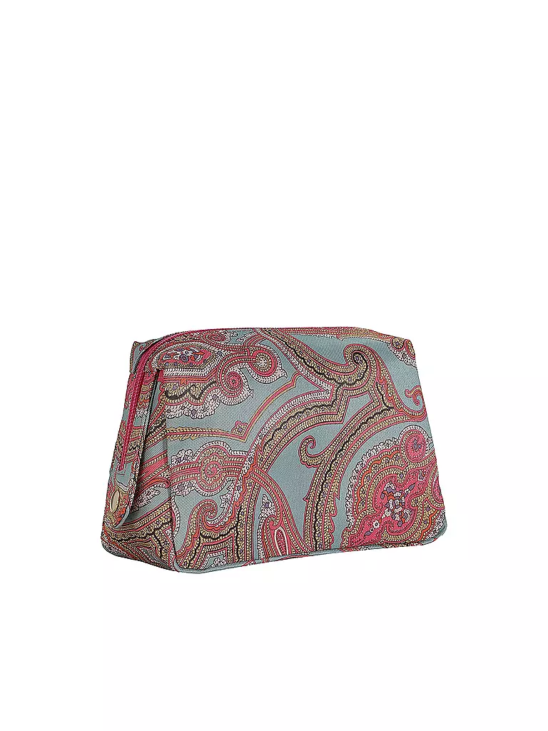 ETRO | Kosmetiktasche - Beauty Case (54 Türkis / Rot) | türkis