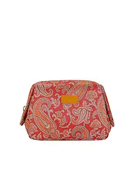ETRO | Kosmetiktasche - Beauty Case (57 D. Braun / D. Rot) | koralle