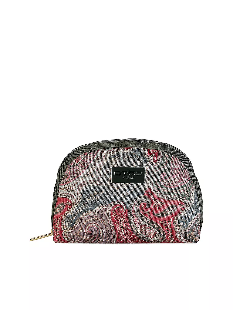 ETRO | Kosmetiktasche - Beauty Case (57 D. Braun / D. Rot) | braun