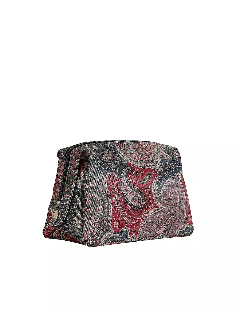 ETRO | Kosmetiktasche - Beauty Case (57 D. Braun / D. Rot) | braun