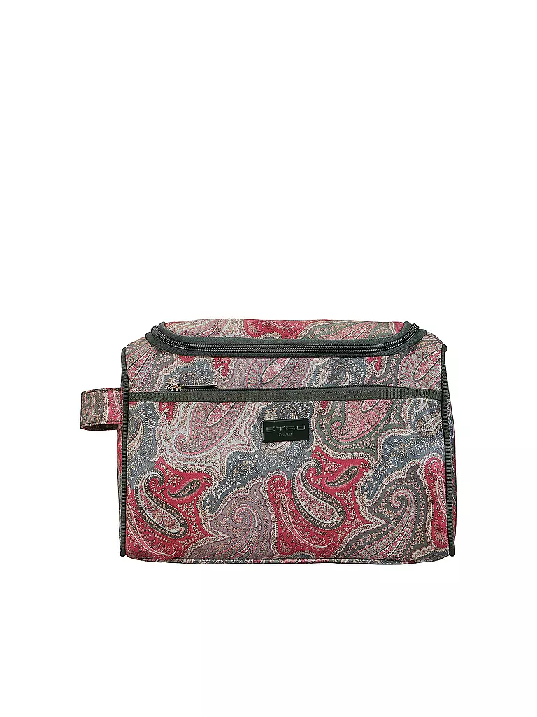 ETRO | Kosmetiktasche - Beauty Case (57 D.Braun / D. Rot) | braun