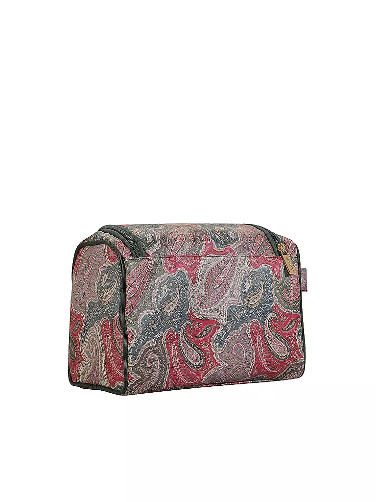 ETRO | Kosmetiktasche - Beauty Case (57 D.Braun / D. Rot) | braun
