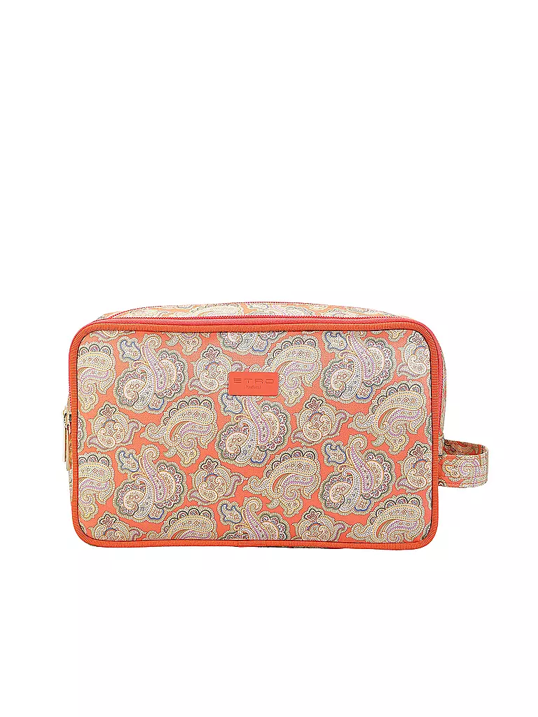 ETRO | Toilettetasche (31 Orange / Grau) | orange