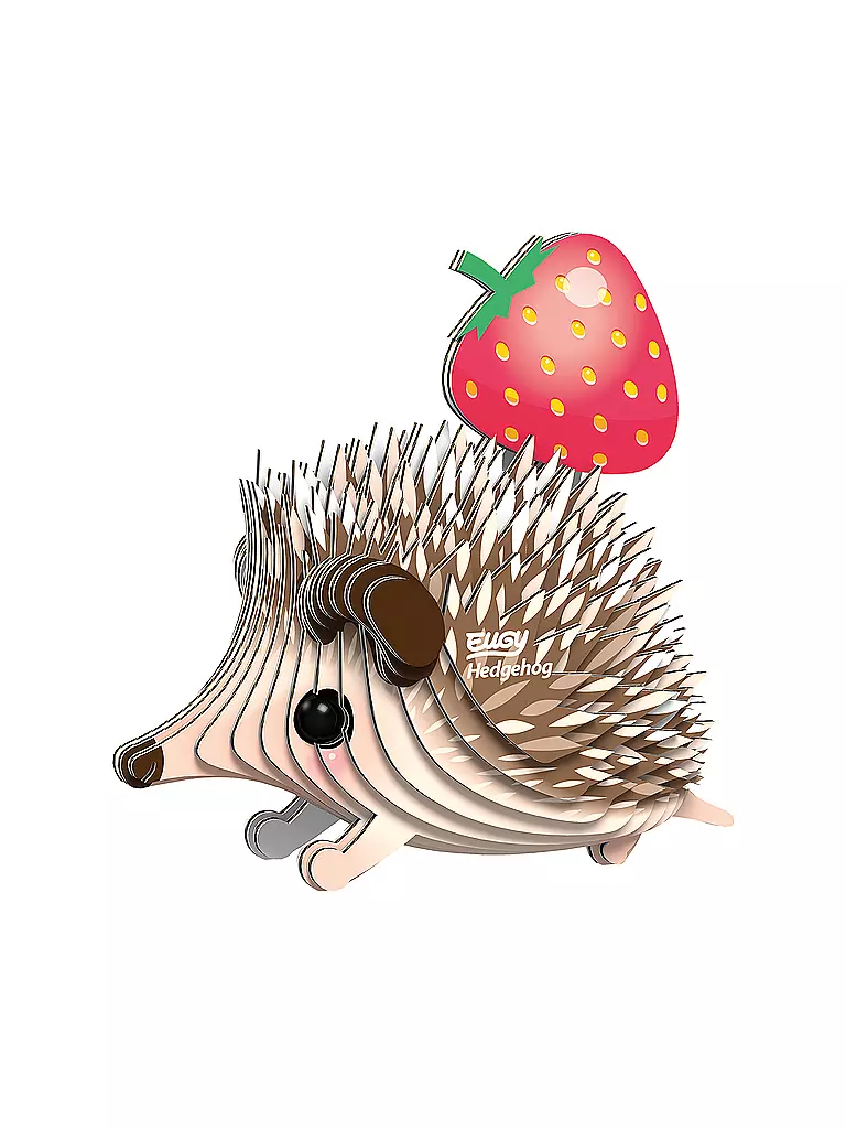 EUGY | 3D Bastelset Igel | keine Farbe