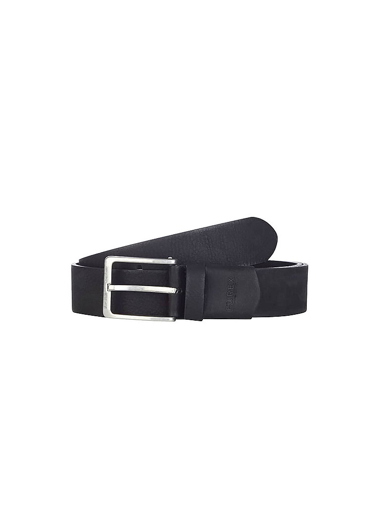 EUREX Ceinture en cuir noir | 125