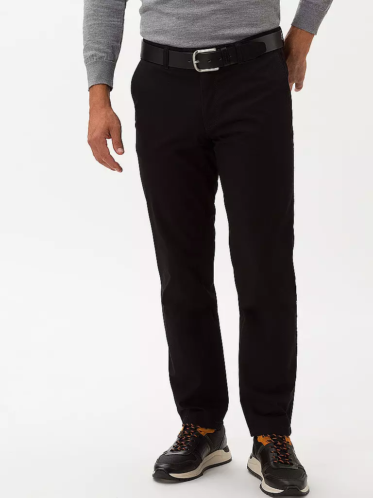 EUREX | Chino Slim Fit " Jim S " | schwarz