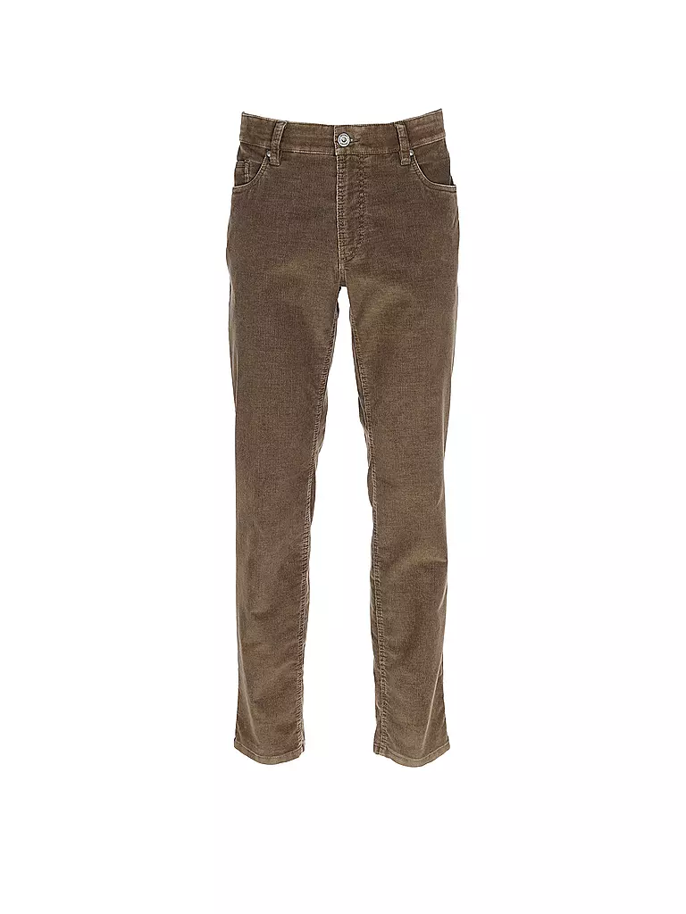 EUREX | Cordhose Straight Fit LUKE | braun