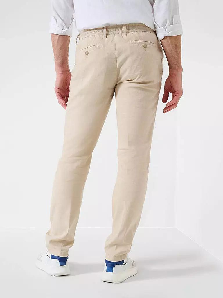 EUREX | Leinenhose Regular Fit TILL | beige