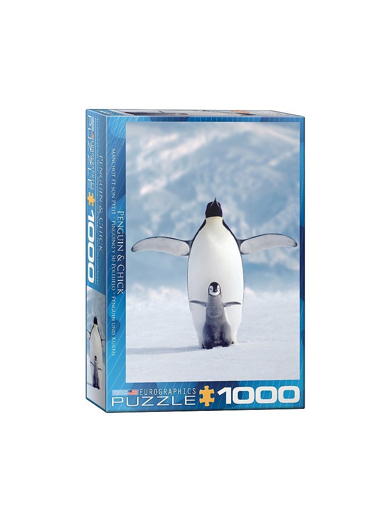 EUROGRAPHICS Puzzle - Pengiun & Chick (1000 Teile)