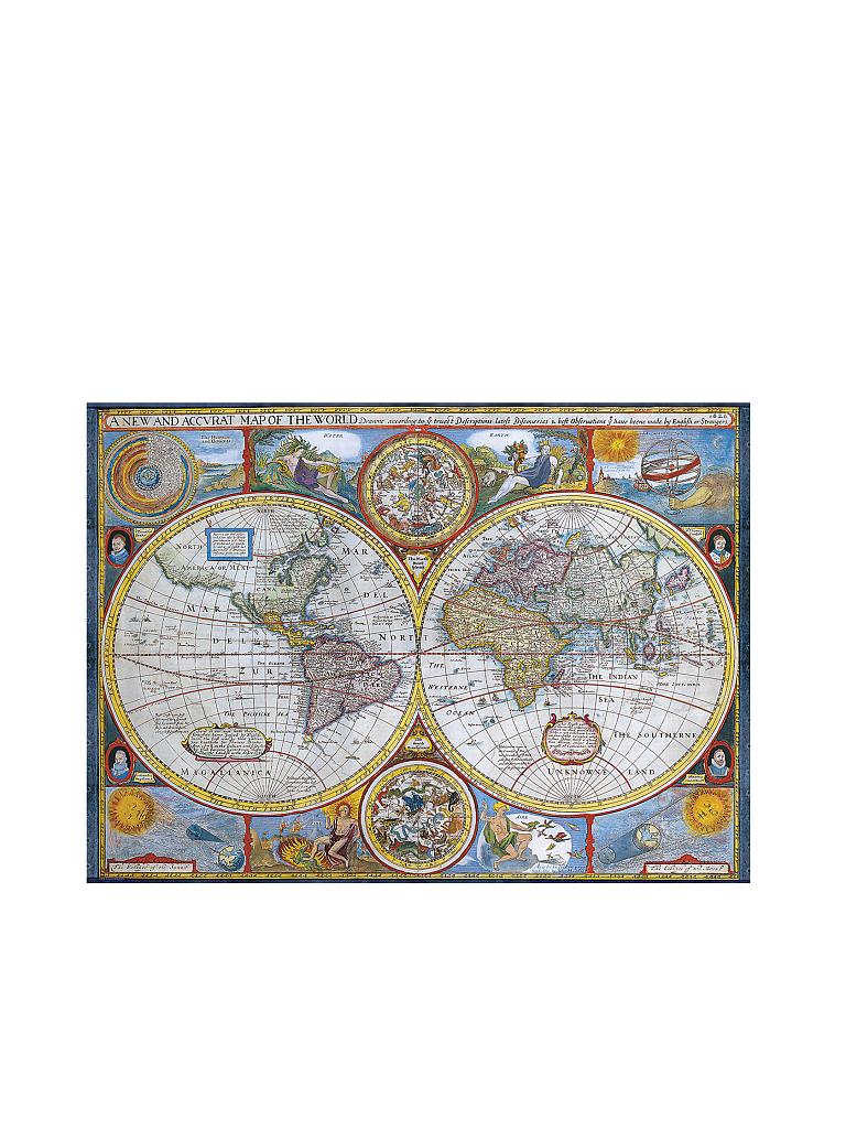 EUROGRAPHICS | Puzzle - Antique World Map (1000 Teile) | bunt